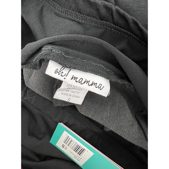 Oh Mamma! Women's Heathered Gray Maternity Dress Pants Size S - Picture 5 of 12